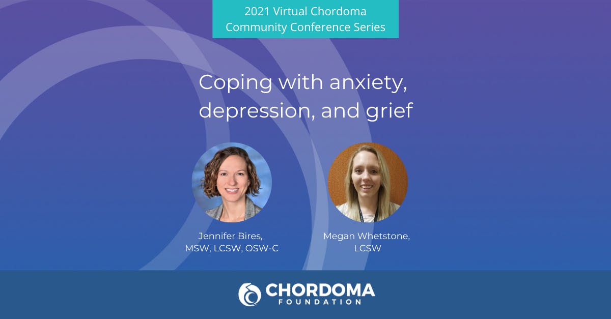 Virtual CCC anxiety and depression webinar graphic