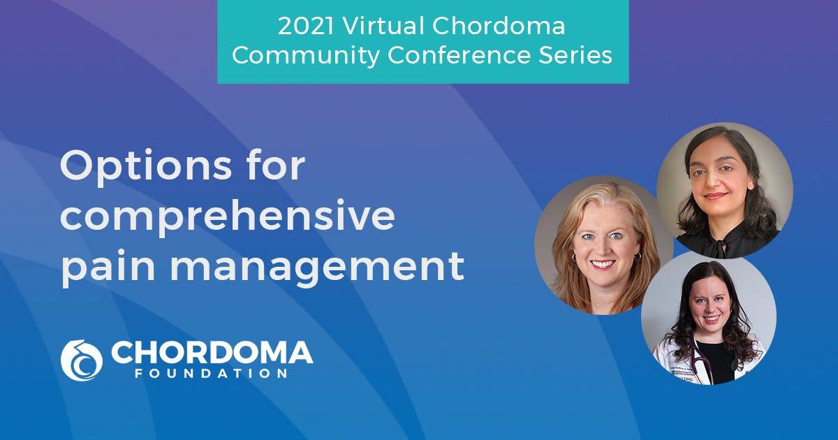 Pain management webinar graphic